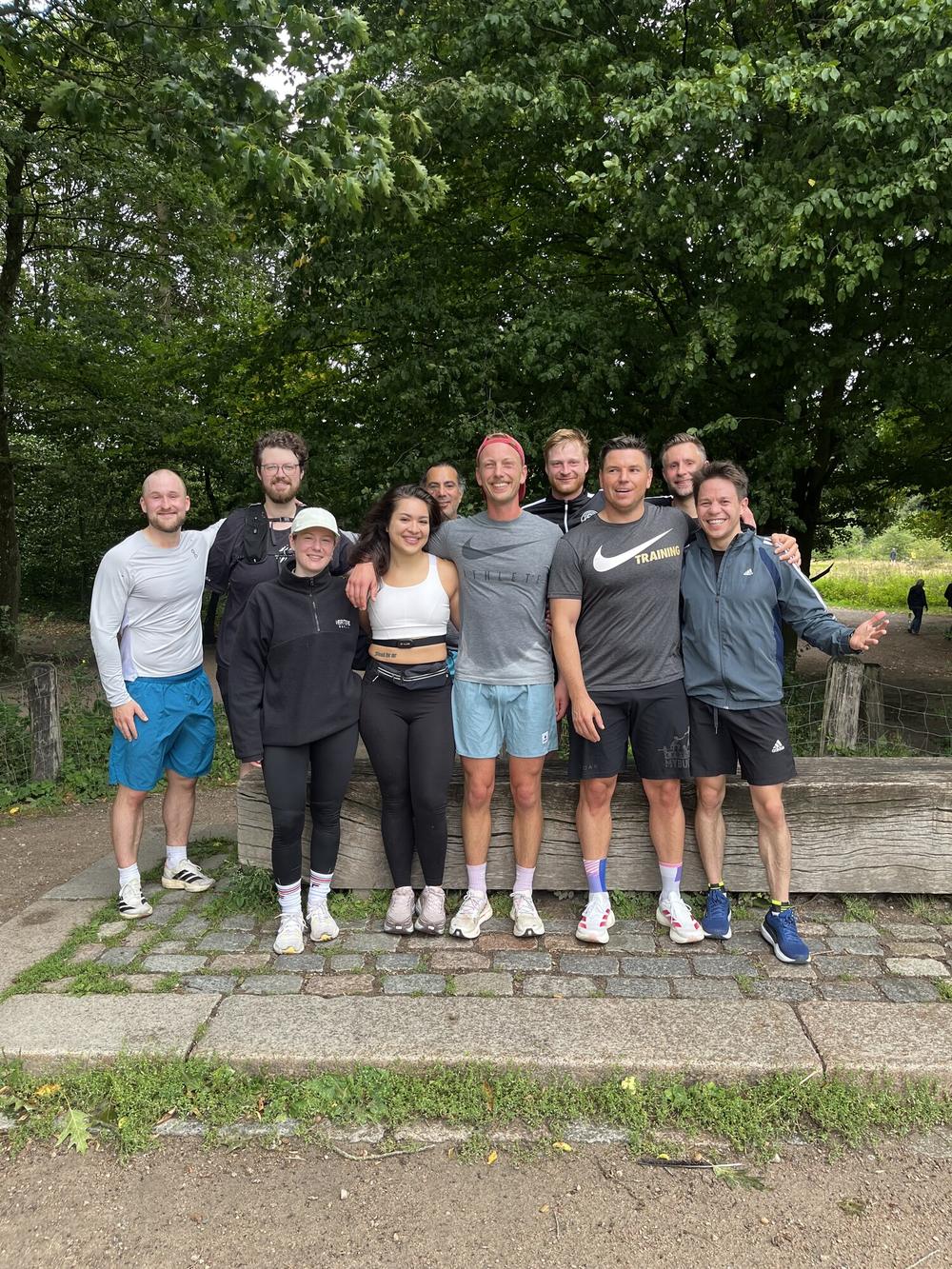 Grove Running nach dem Sonntagslauf im Niendorfer Gehege